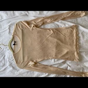 Urban Outfitters Mesh bedazzled top